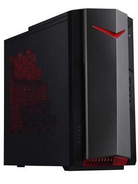 Acer Black and Red Gaming Desktop Tower